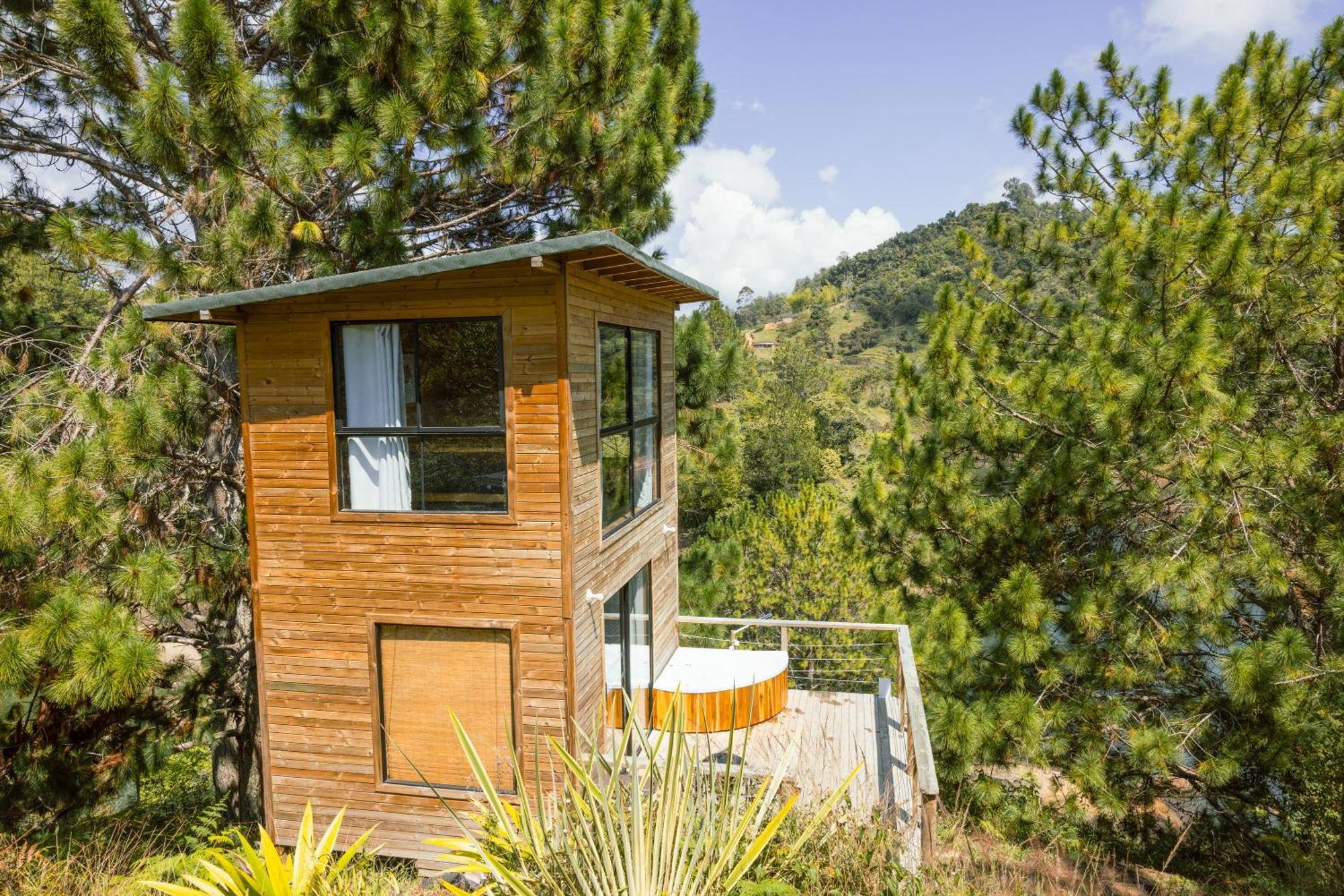 Cabanas Refugio Himalaya Guatapé Exterior foto